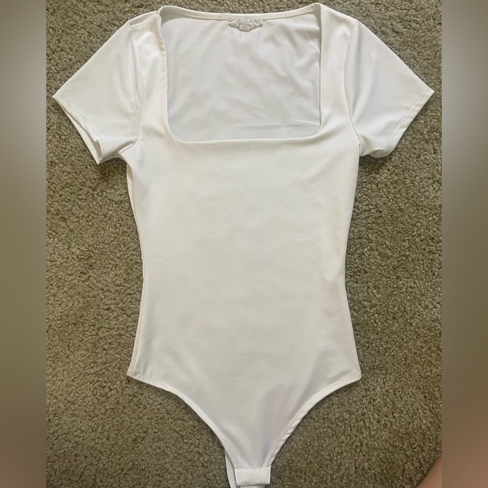 xs white bodysuit